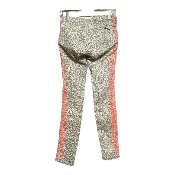 Maison Scotch Muti Dyed Leopard Print Ambre Jeans 25 - Picture 3 of 11